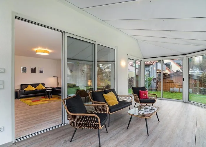 Ferienwohnung am Enzufer mit Wintergarten Bad Wildbad im Schwarzwald